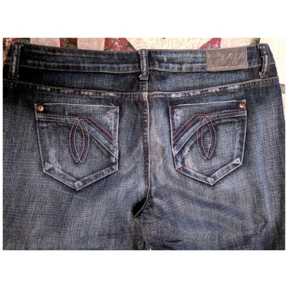 Vintage Level 99 Distressed Boho Bootcut Jeans 31 - Picture 3 of 6